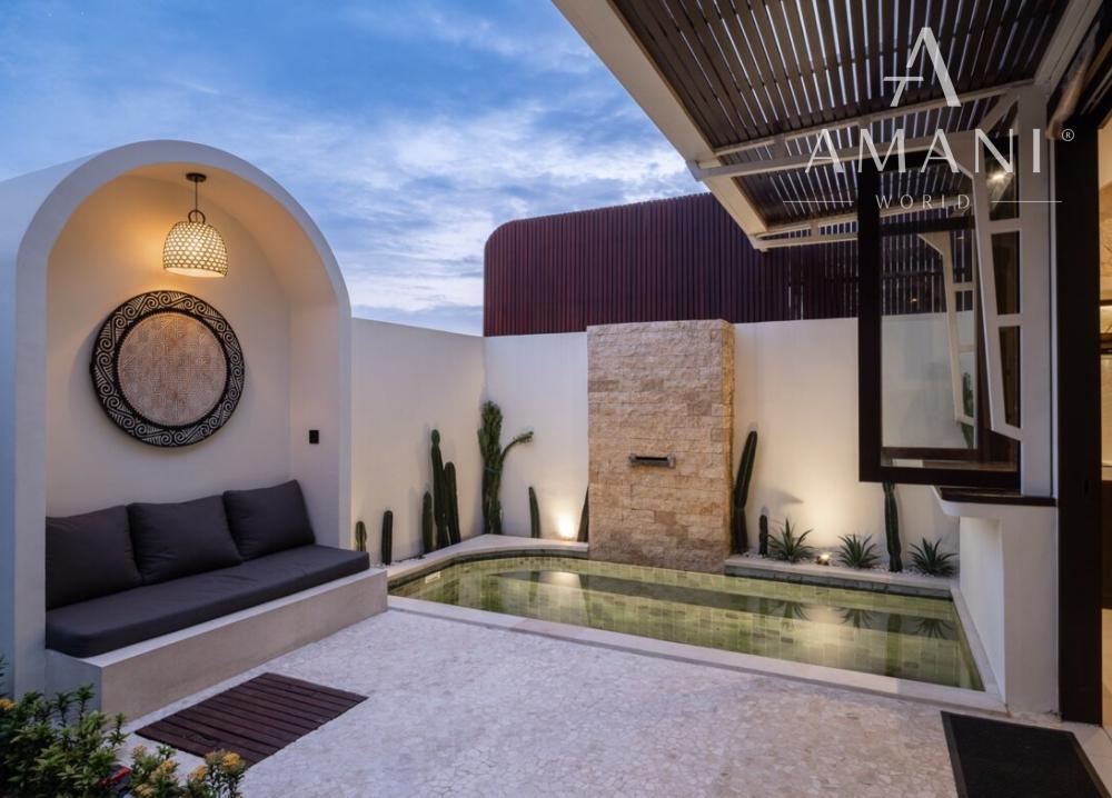 Štýlová tropická vila s 1 spálňou blízko pláže v Cemagi