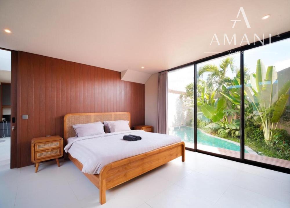 Moderná vila len pár krokov od pláže neďaleko Canggu