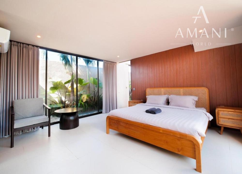 Moderná vila len pár krokov od pláže neďaleko Canggu