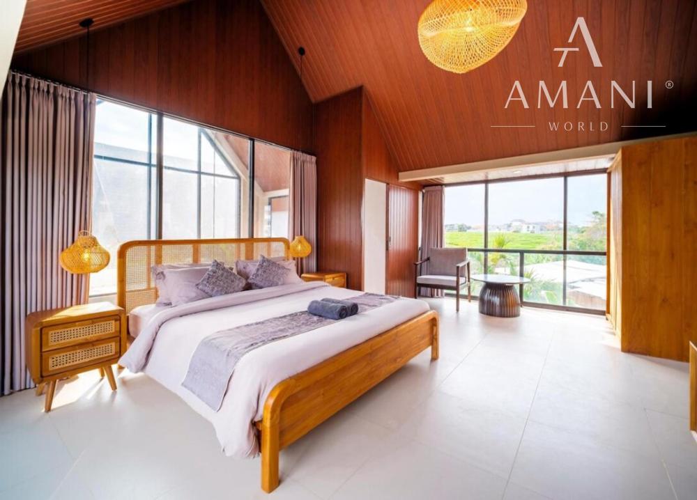 Moderná vila len pár krokov od pláže neďaleko Canggu