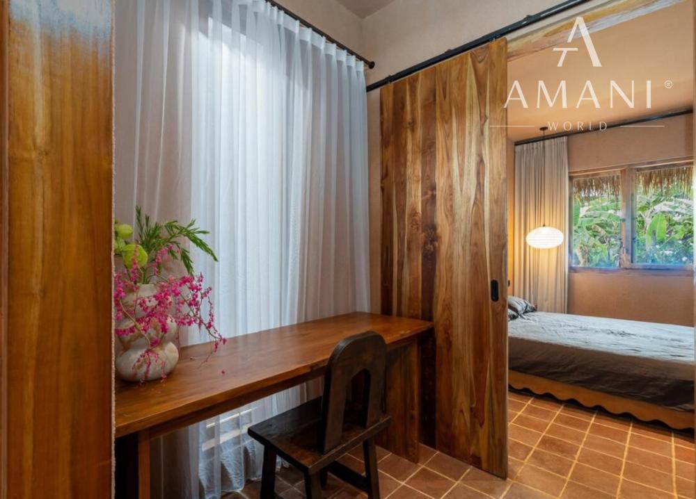 Tropická dvojspálňová vila v pešej vzdialenosti od pláže v Kedungu