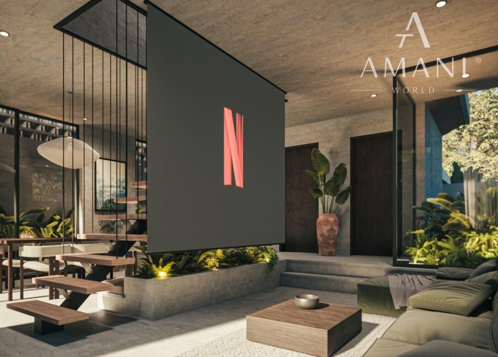 2-spálňová vila v odvážnom brutalistickom štýle v Bingin