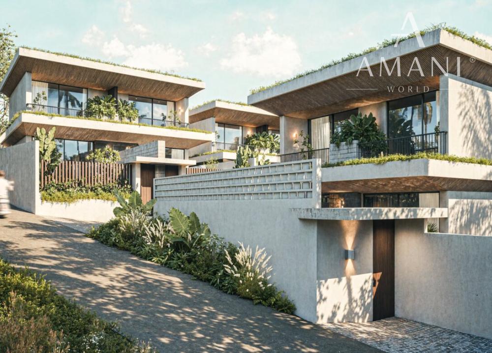 2-spálňová vila v odvážnom brutalistickom štýle v Bingin