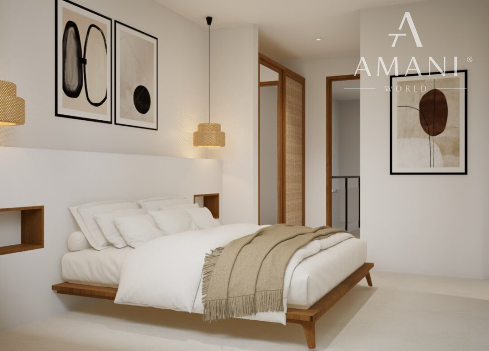 Dvojspálňová tropická vila v blízkosti pláže Balangan