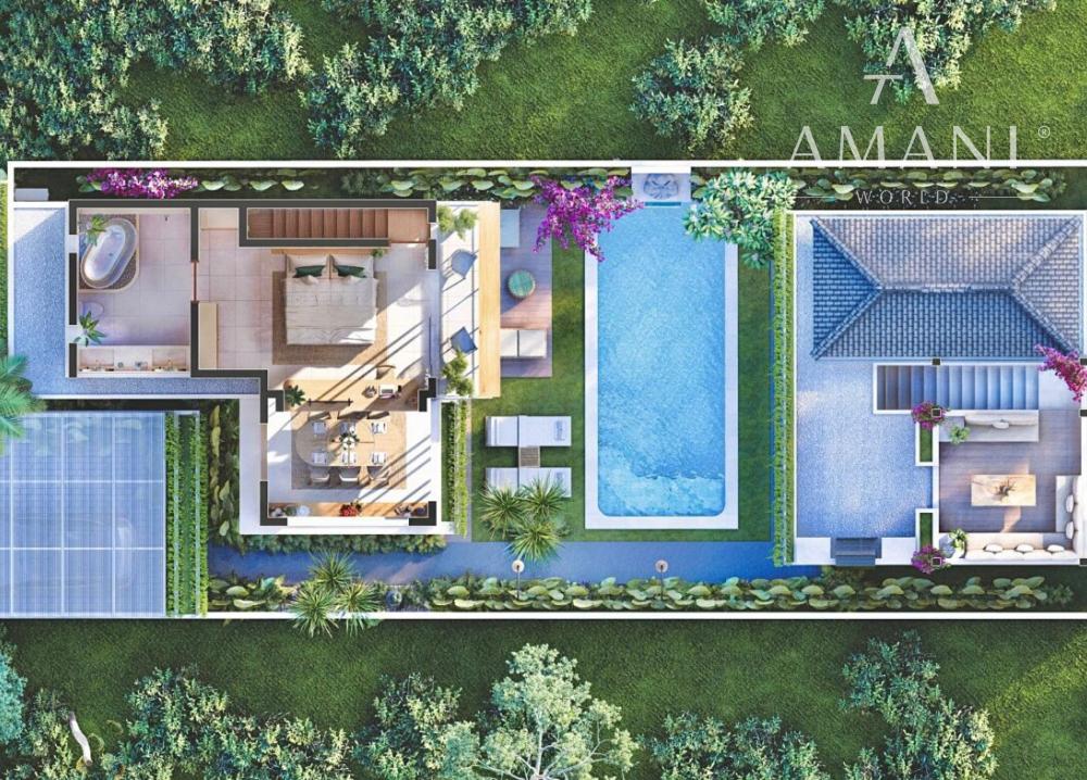 Nová 3-izbová strešná terasa v oblasti Jimbaran