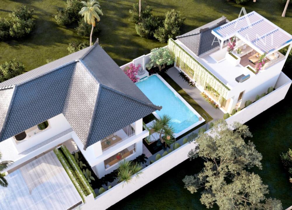 Nová 3-izbová strešná terasa v oblasti Jimbaran