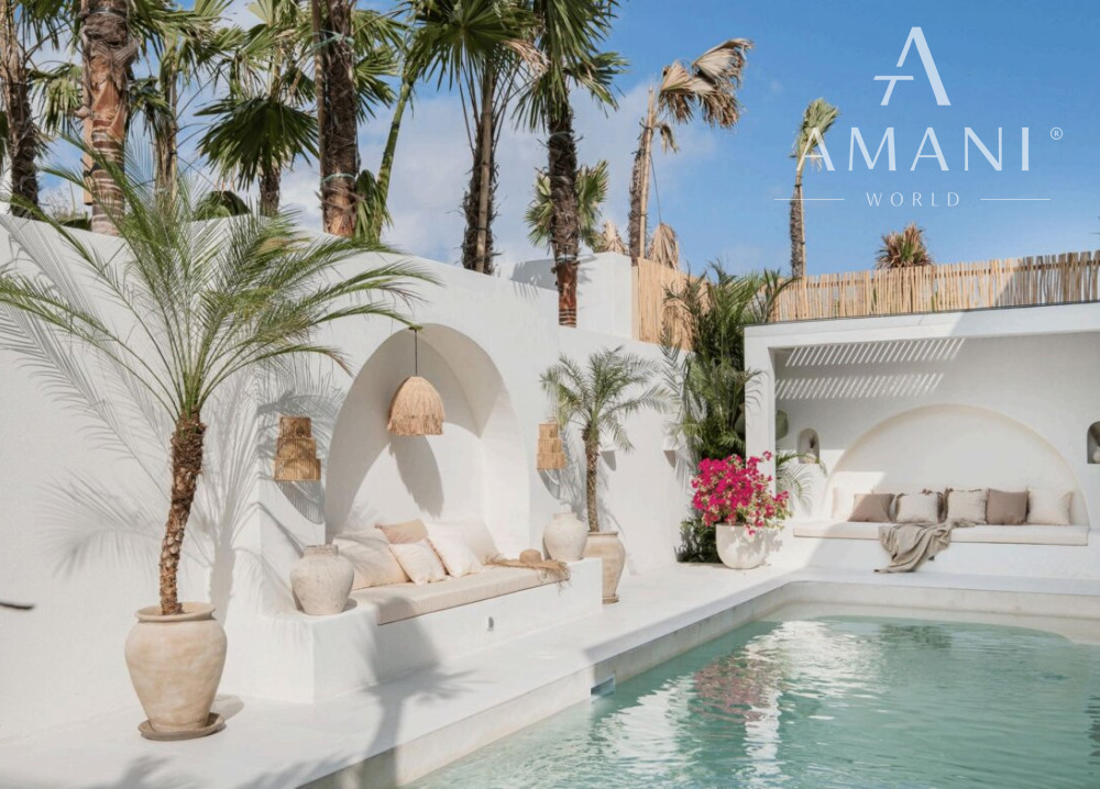 Moderná biela vila s 3 spálňami v centrálnej časti Uluwatu