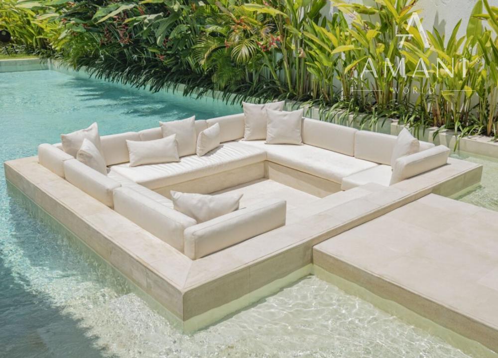 Trojspálňová vila v stredomorskom štýle v kopcoch Jimbaran