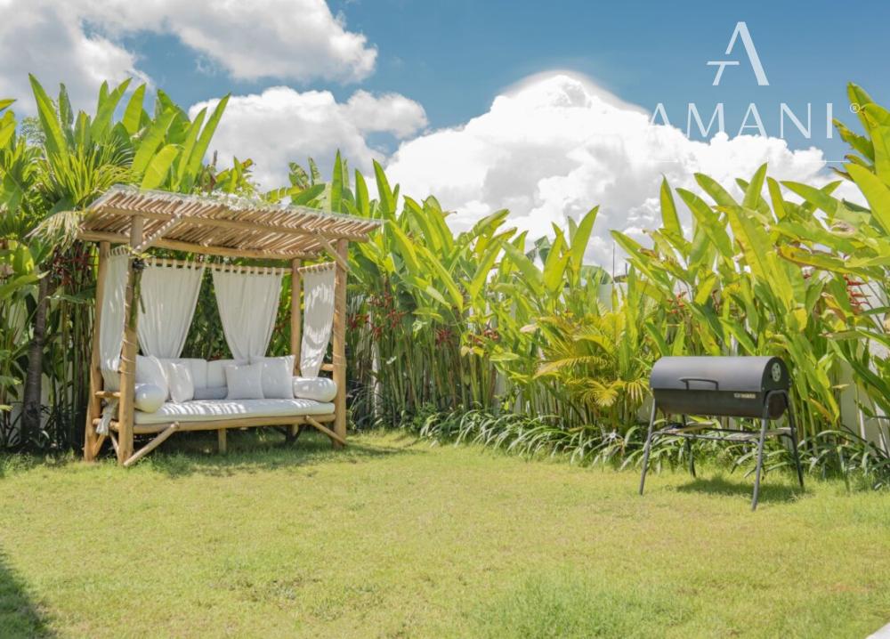 Trojspálňová vila v stredomorskom štýle v kopcoch Jimbaran