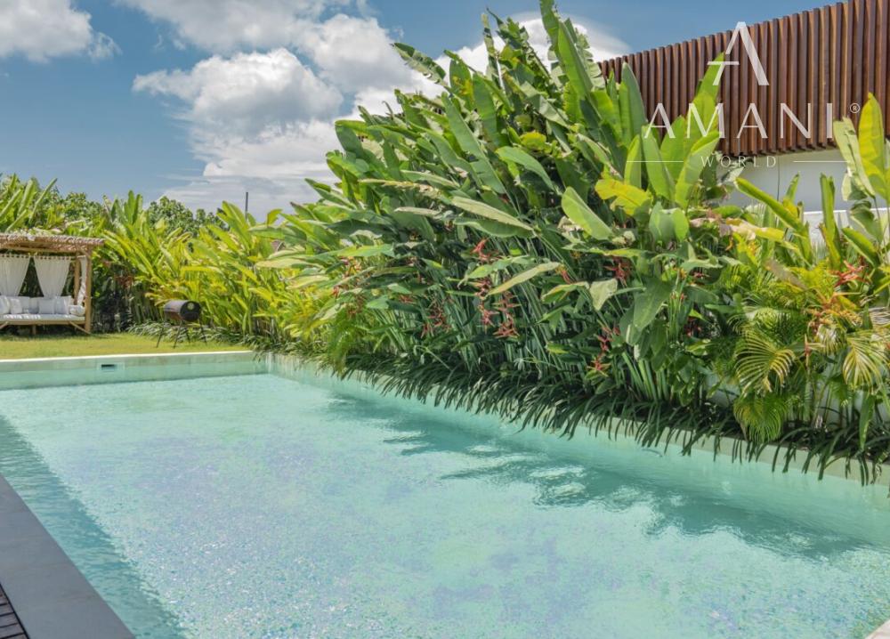 Trojspálňová vila v stredomorskom štýle v kopcoch Jimbaran