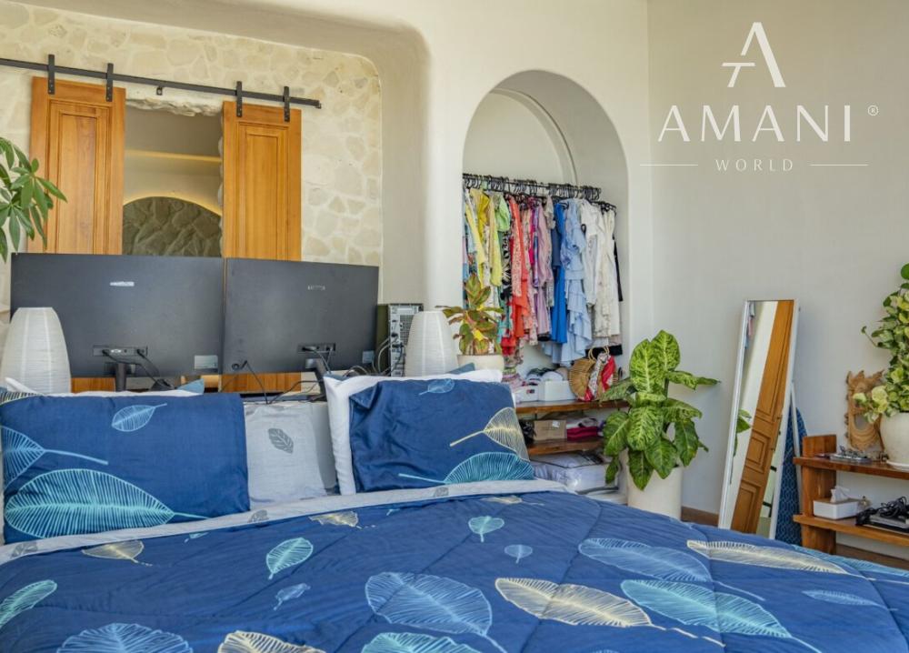 Trojspálňová vila v stredomorskom štýle v kopcoch Jimbaran