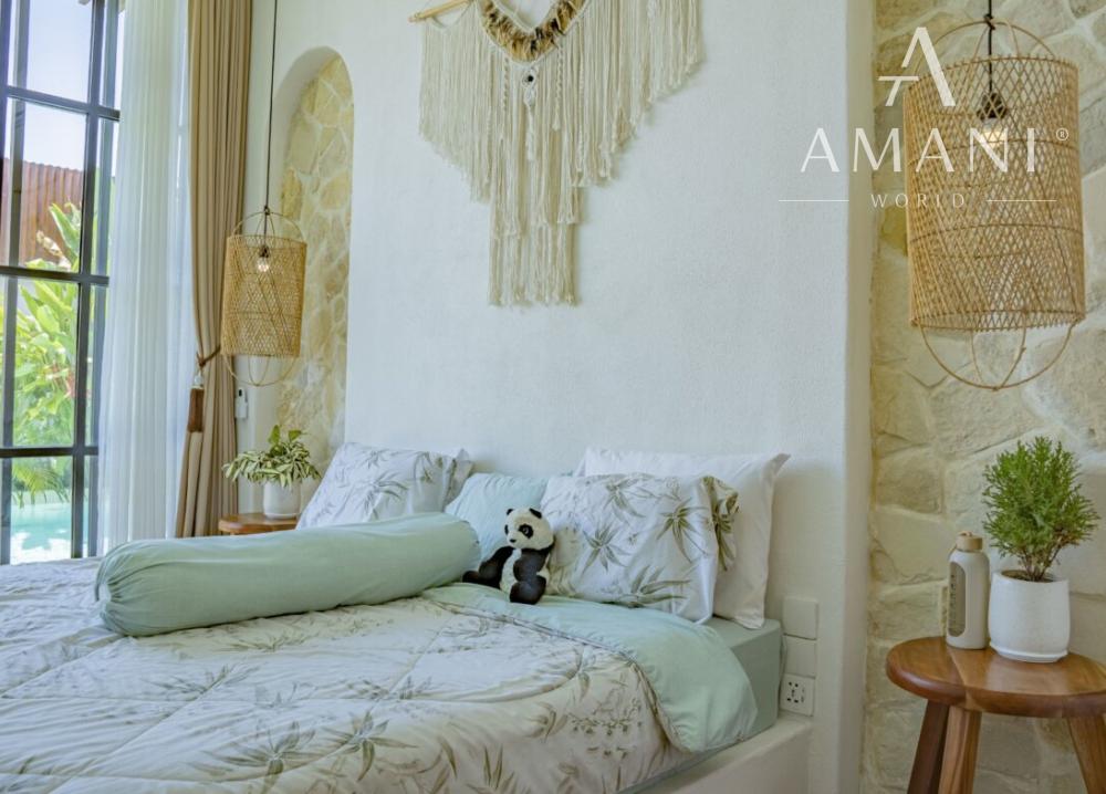 Trojspálňová vila v stredomorskom štýle v kopcoch Jimbaran