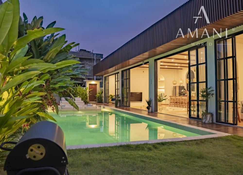 Trojspálňová vila v stredomorskom štýle v kopcoch Jimbaran