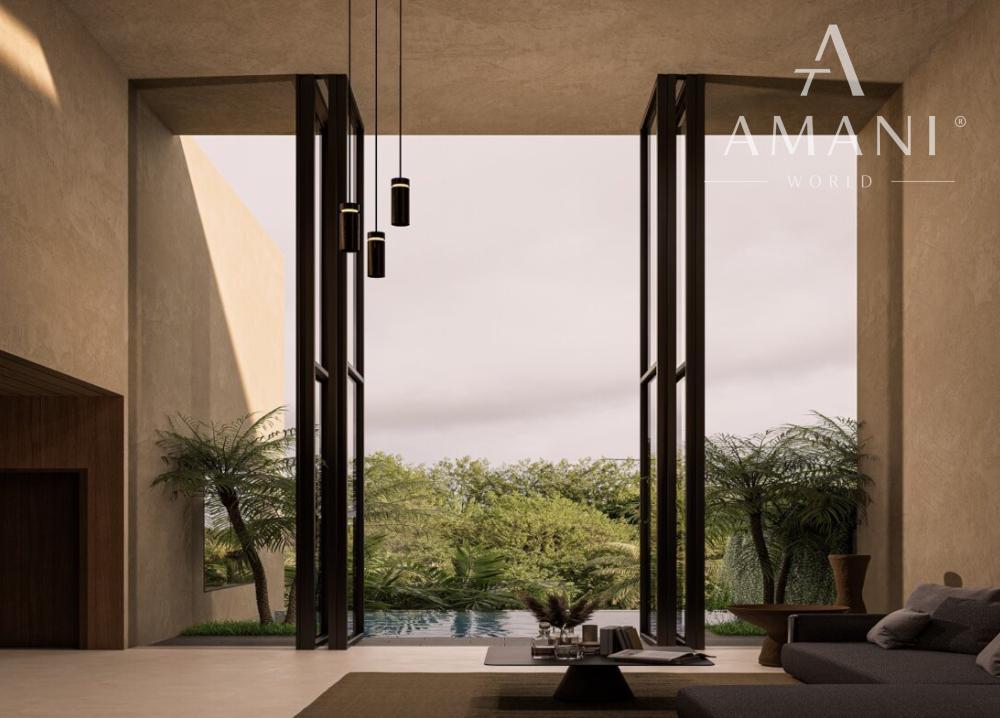 Moderná 2-spálňová vila s výhľadom na džungľu v Uluwate