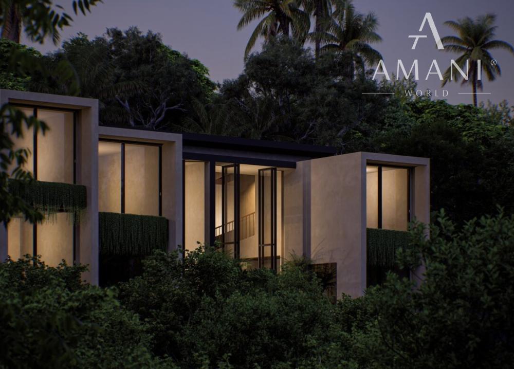 Moderná 2-spálňová vila s výhľadom na džungľu v Uluwate