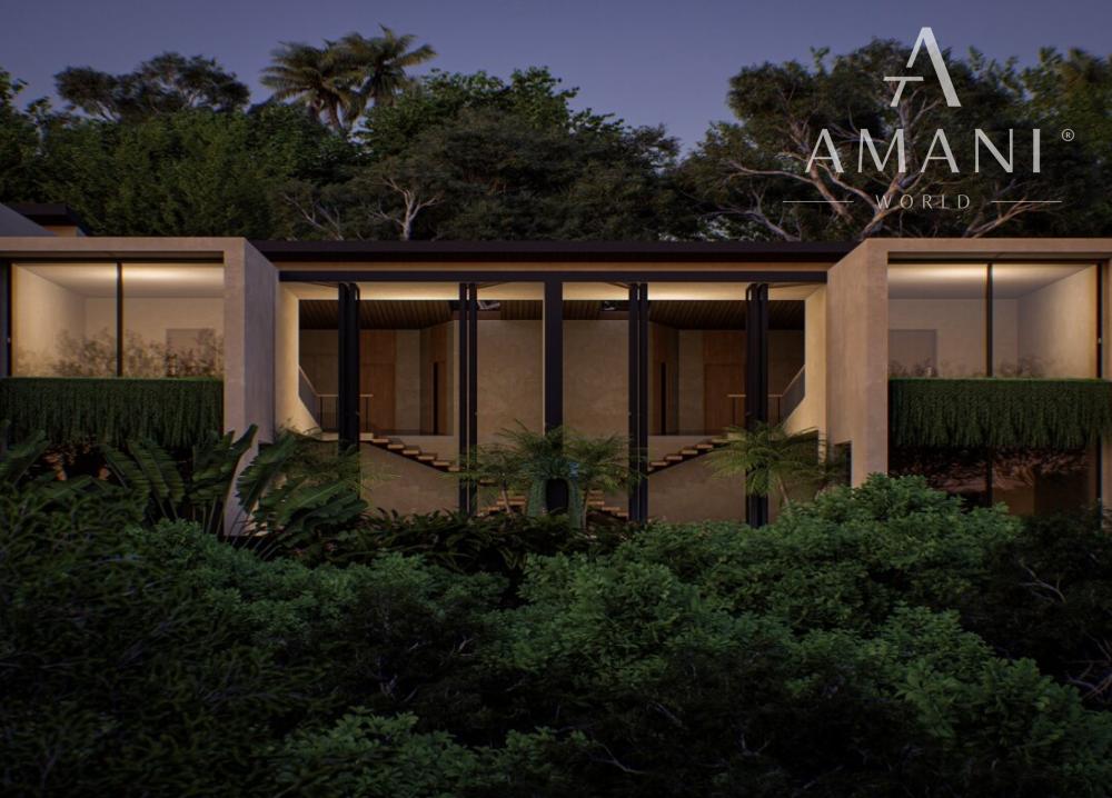 Moderná 2-spálňová vila s výhľadom na džungľu v Uluwate