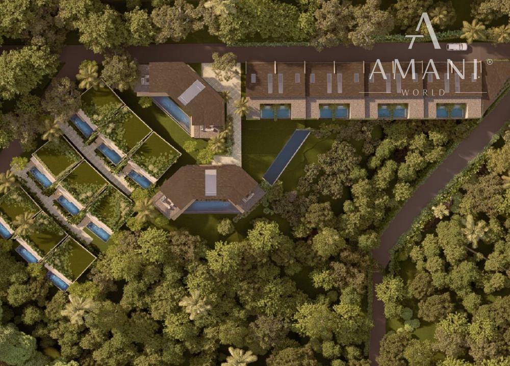 Moderná 2-spálňová vila s výhľadom na džungľu v Uluwate