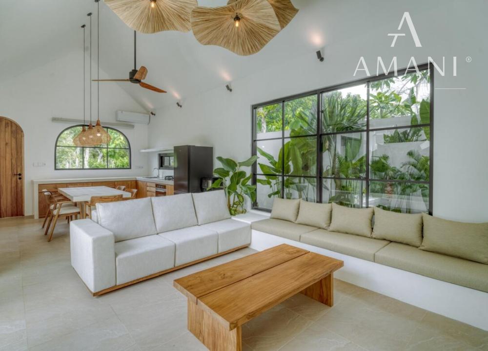 Moderná tropická dvojspálňová vila v Pecatu