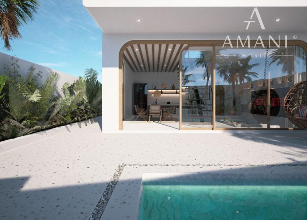 Moderná dvojspálňová vila v atraktívnej časti Uluwatu.