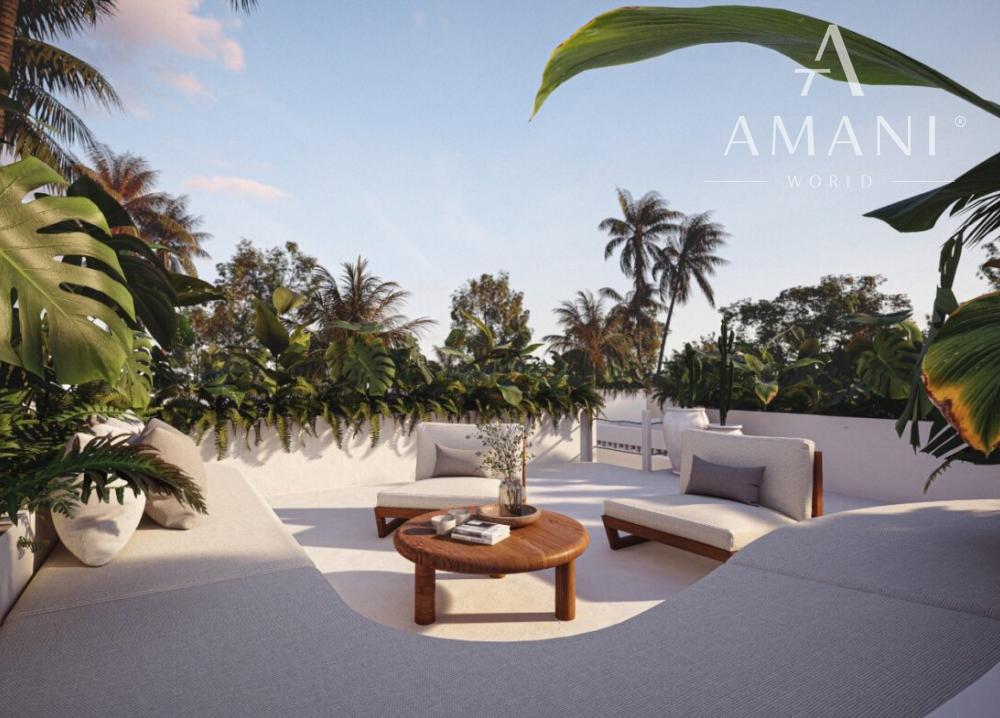 Moderná tropická vila s 1 spálňou a strechou v Uluwatu