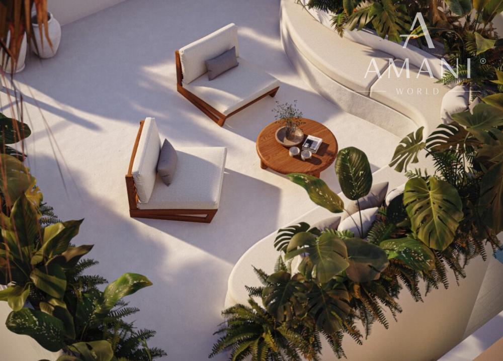 Moderná tropická vila s 1 spálňou a strechou v Uluwatu