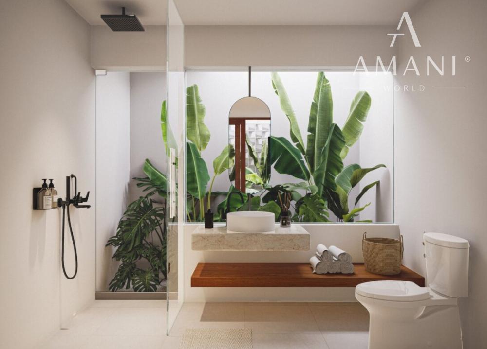 Moderná tropická vila s 1 spálňou a strechou v Uluwatu