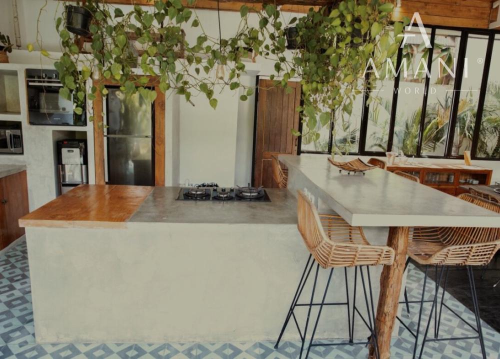 Trojspálňová vila pri pláži v Canggu