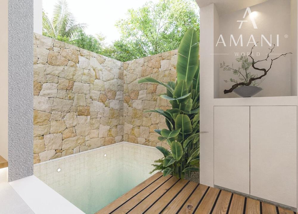 Moderná dvojspálňová vila v blízkosti Canggu