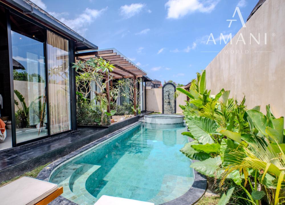 Moderná 2-izbová vila v rezidenčnej štvrti v Canggu