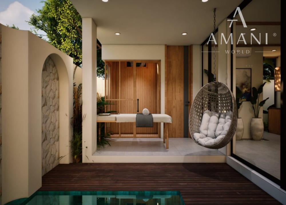 Tropické 2-izbové vily v Berawe blízko pláže