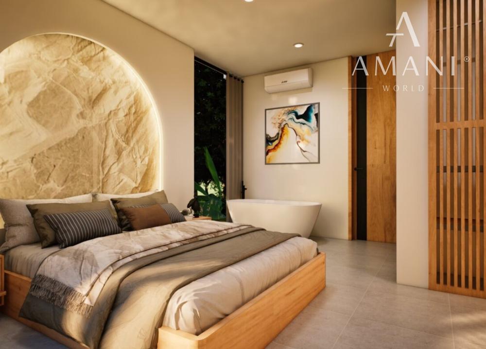 Tropické 2-izbové vily v Berawe blízko pláže