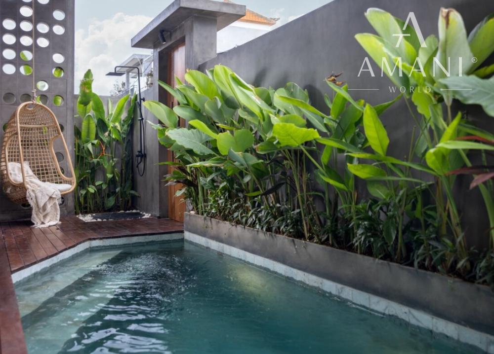 Tropický rodinný dom v centre Padonan, Canggu