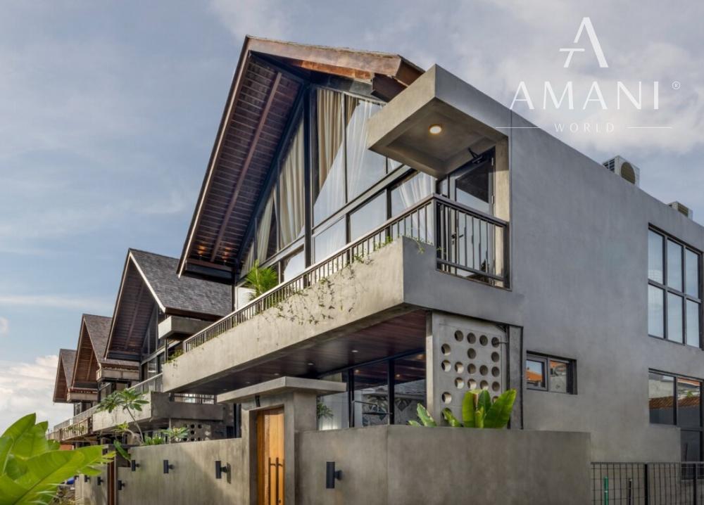 Tropický rodinný dom v centre Padonan, Canggu