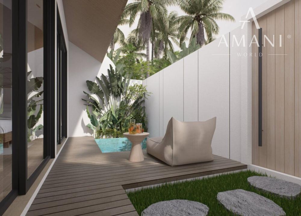 Moderná jednospaľňová vila pri pláži v Canggu