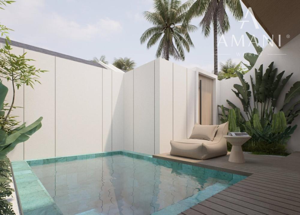 Moderná jednospaľňová vila pri pláži v Canggu