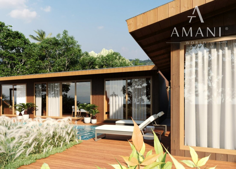 Moderná štvorizbová vila v pokojnej časti Buduk pri Canggu