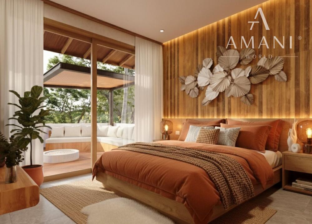 Moderná štvorizbová vila v pokojnej časti Buduk pri Canggu