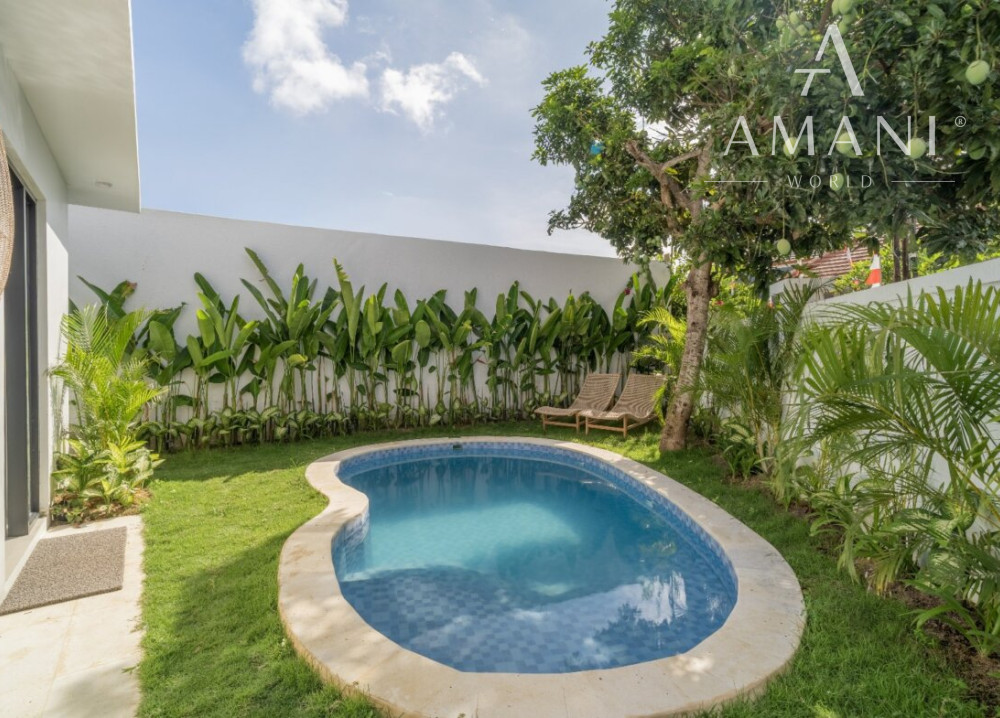 Moderná 2-izbová vila v rezidenčnej štvrti v Nusa Dua