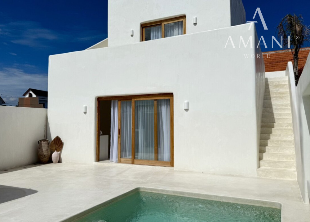 Štýlová 2-izbová vila s výhľadom na ryžové polia v Munggu