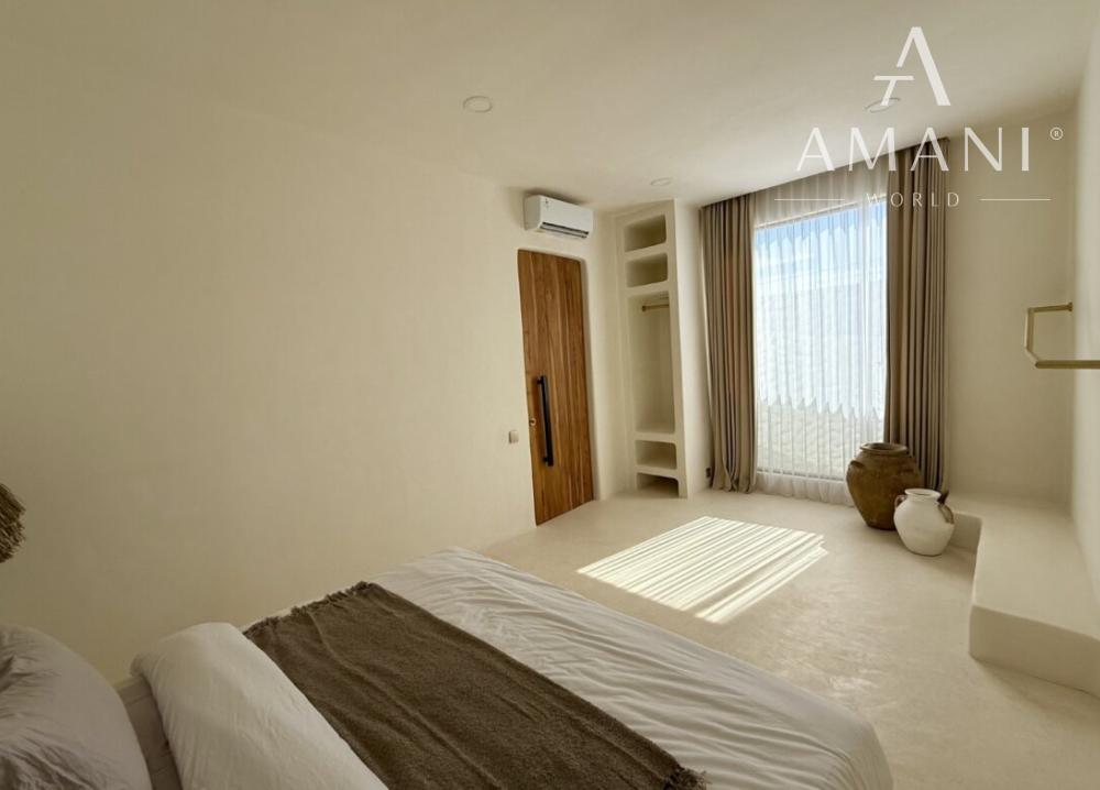 Štýlová 2-izbová vila s výhľadom na ryžové polia v Munggu