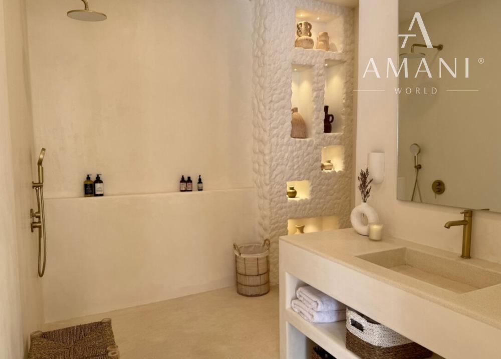 Štýlová 2-izbová vila s výhľadom na ryžové polia v Munggu