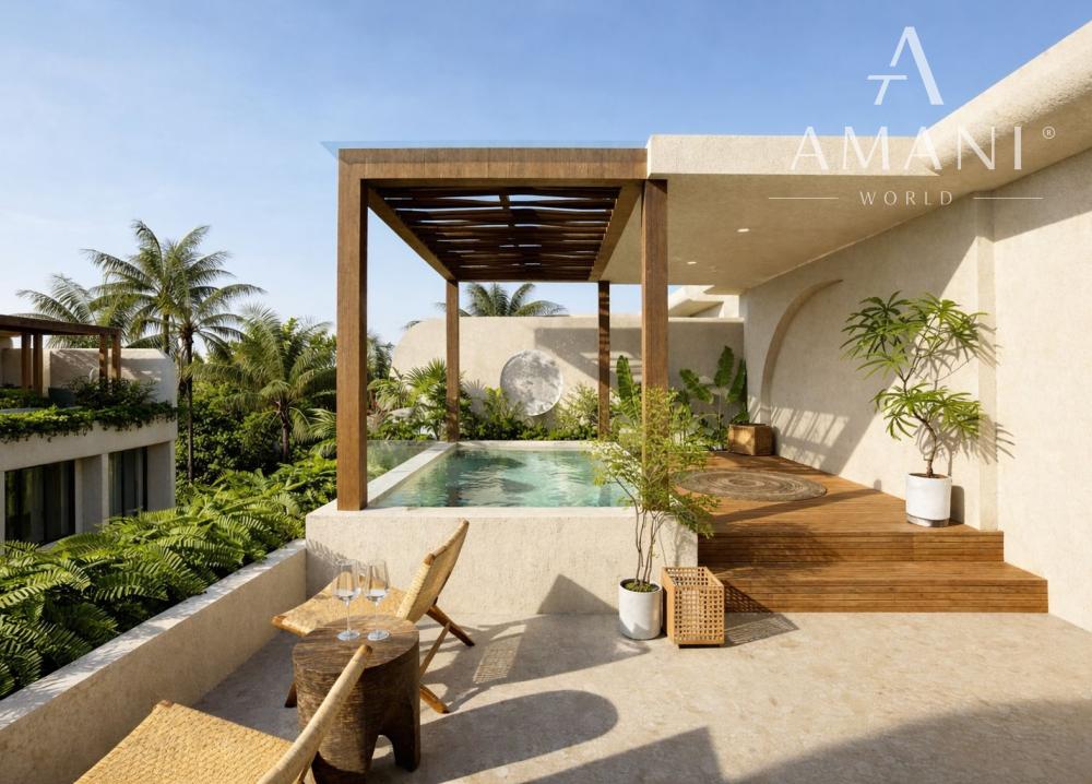 Moderná 2-izbová vila blízko pláže Thomas v Pecatu