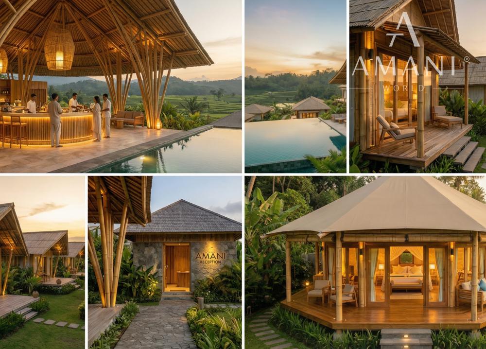 Rezortný projekt AMANI Nature Resort vily v oblasti Pupuan