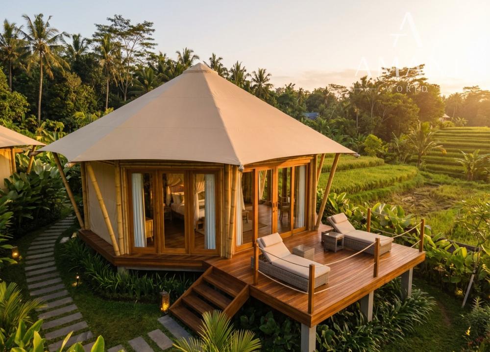 Rezortný projekt AMANI Nature Resort vily v oblasti Pupuan