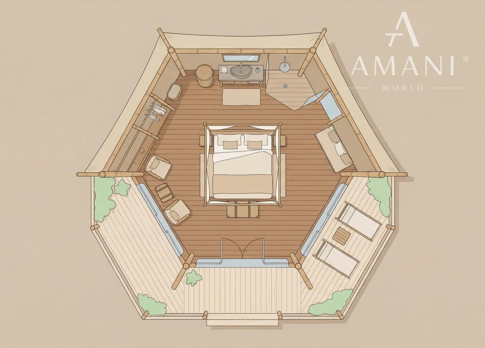 Rezortný projekt AMANI Nature Resort vily v oblasti Pupuan