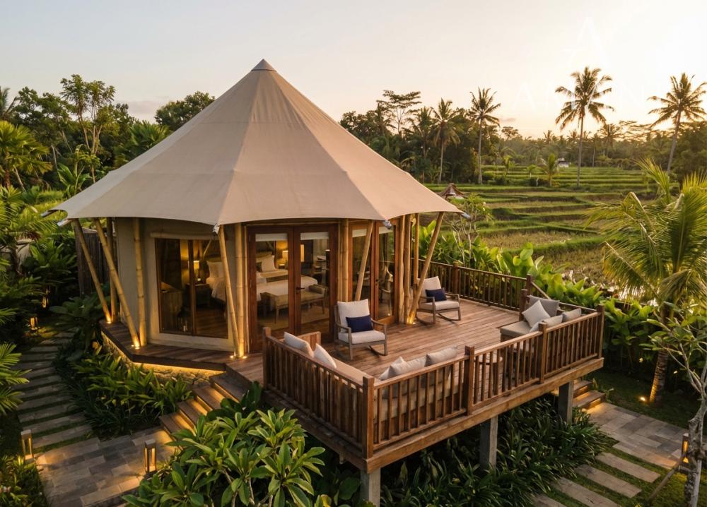 Rezortný projekt AMANI Nature Resort vily v oblasti Pupuan