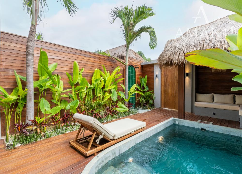 Hotová dizajnová vila s jednou spálňou a privátnym bazénom