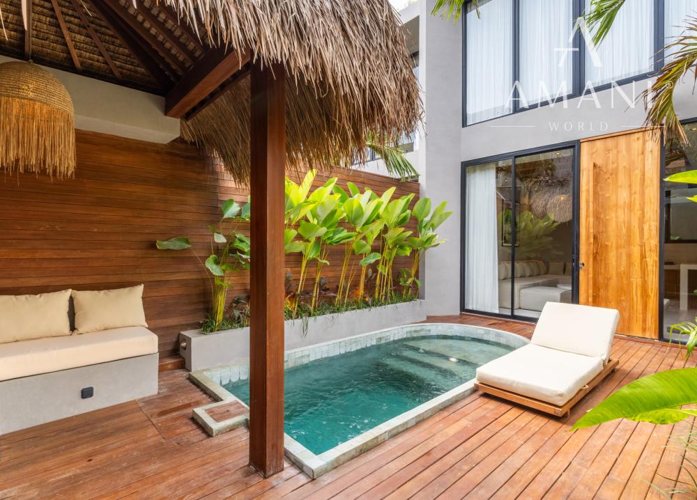 Hotová dizajnová vila s jednou spálňou a privátnym bazénom