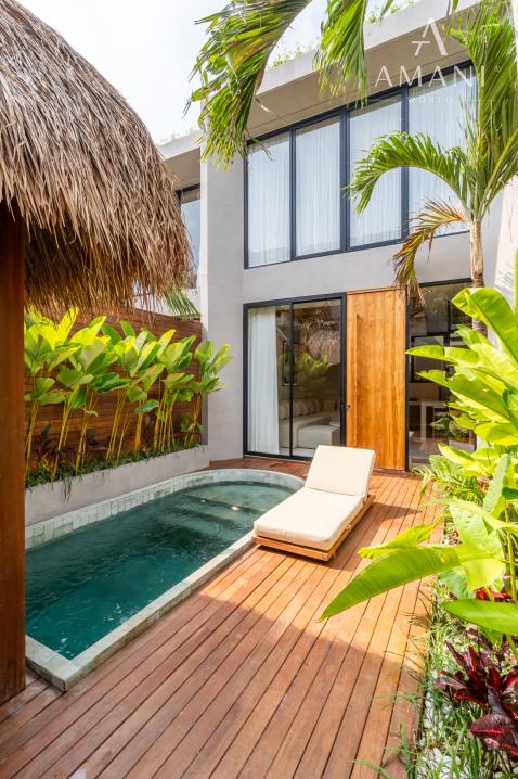 Hotová dizajnová vila s jednou spálňou a privátnym bazénom