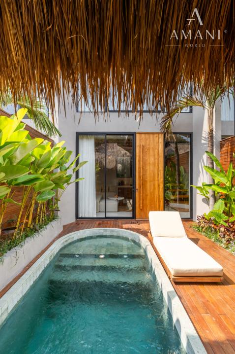 Hotová dizajnová vila s jednou spálňou a privátnym bazénom